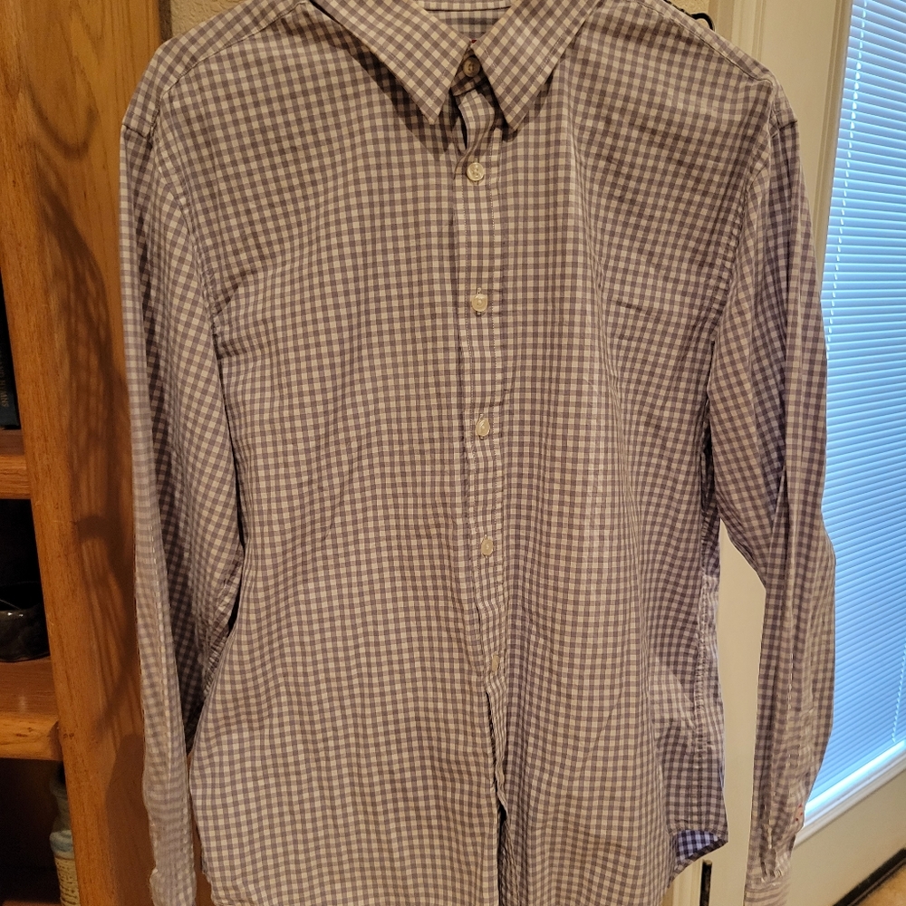 UNTUCKIT Men's Large casual button down shirt